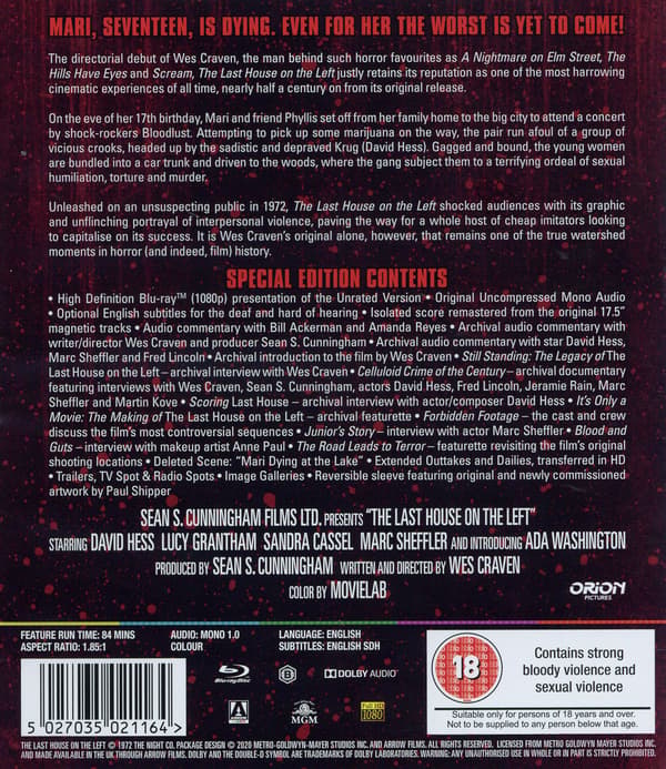 The Last House On the Left (Blu-ray)