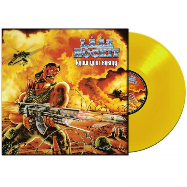 Laaz Rockit: Know your enemy (Yellow) (Vinyl LP)