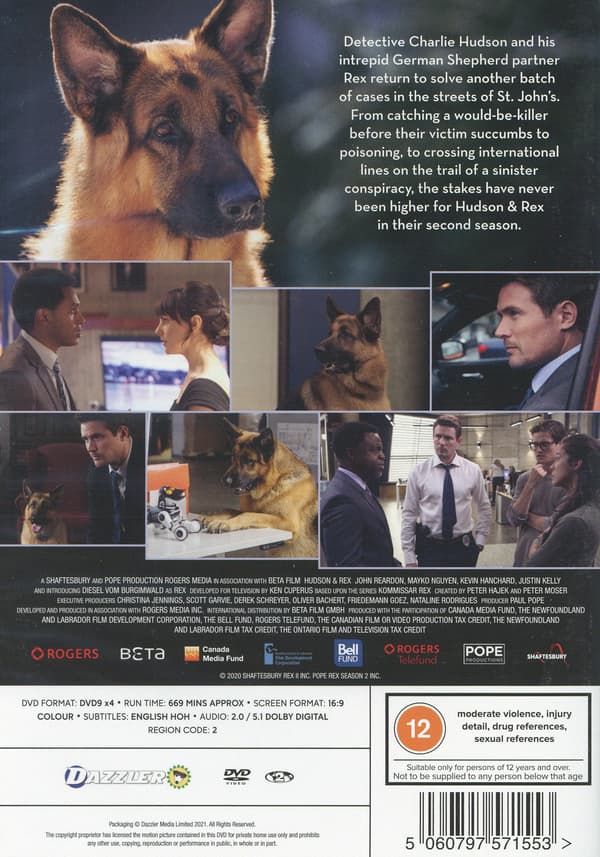 Hudson & Rex: Sæson 2 / Hudson & Rex: Season Two (4 DVD)