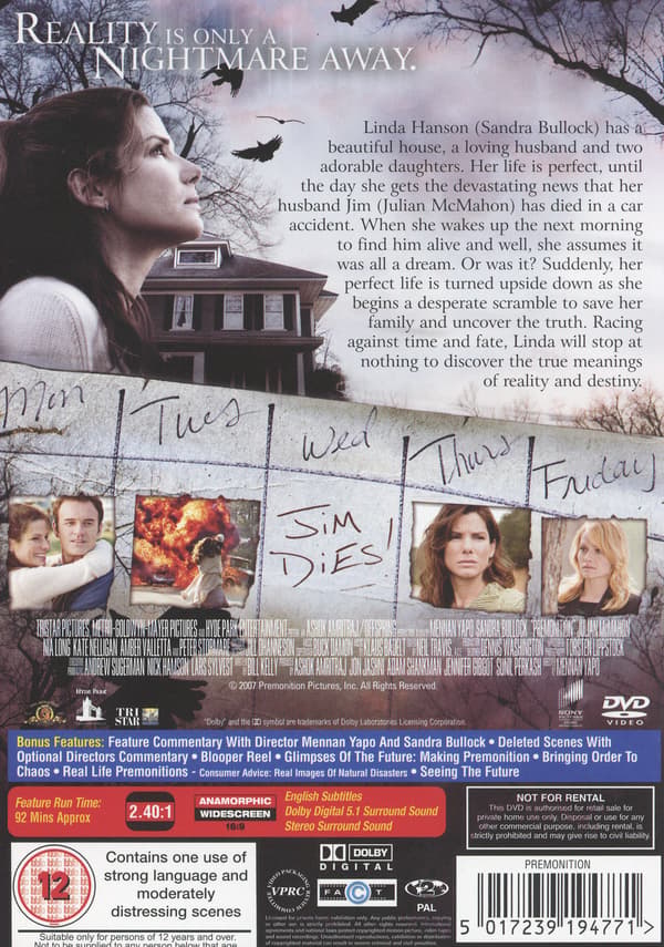 Ond aning / Premonition (DVD)