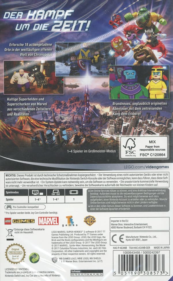 Lego Marvel Super Heroes 2 (Switch)
