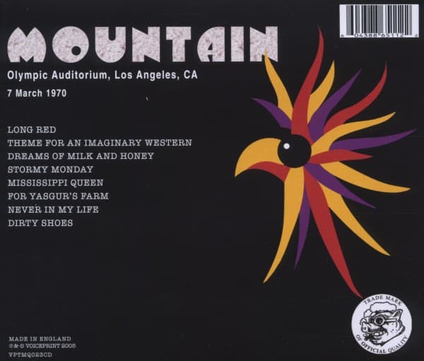 Mountain: Olympic Auditorium 1970 (CD)