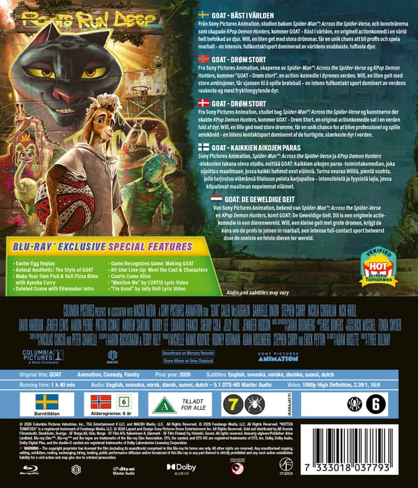 GOAT - Bedst i verden (Blu-ray)
