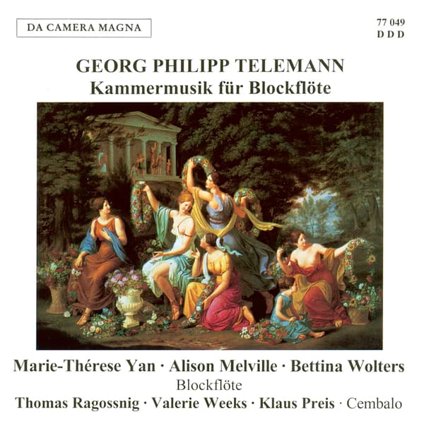 Telemann: Kammermusik for fløjte (CD)