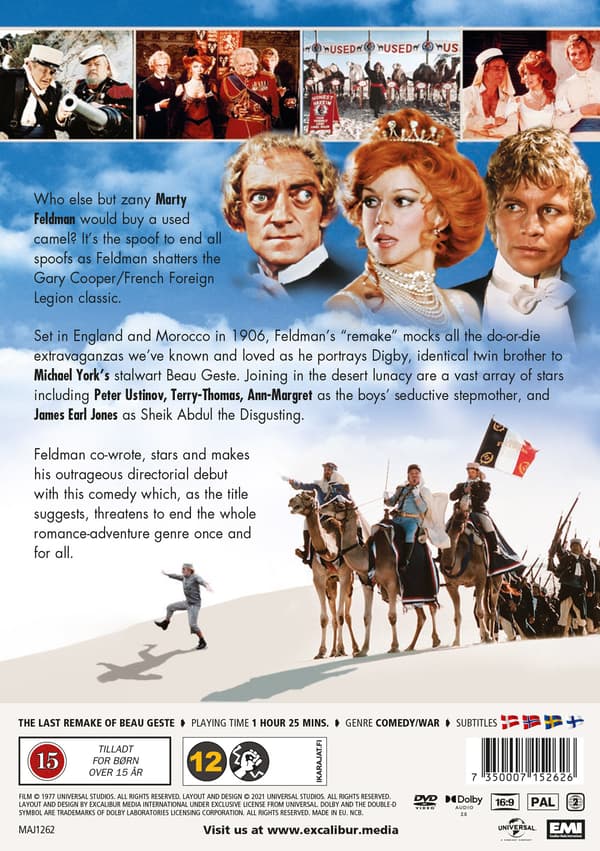 Glöm inte kamelerna / The Last Remake of Beau Geste (DVD)