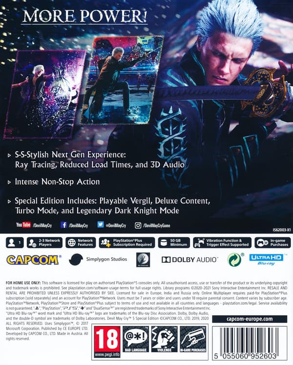 Devil May Cry 5 Special Ed. (PS5)
