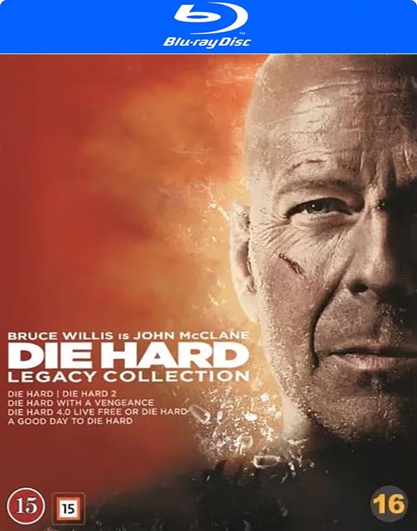 Die Hard: Legacy Collection 1-5 (6 Blu-ray)