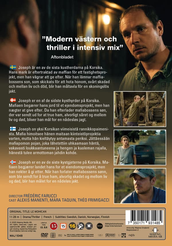 Mohikanen / Le Mohican (DVD)