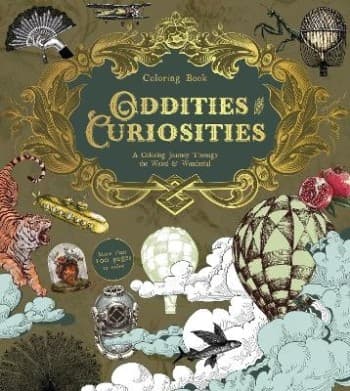 Oddities & Curiosities Coloring Book (Bok / Häftad)