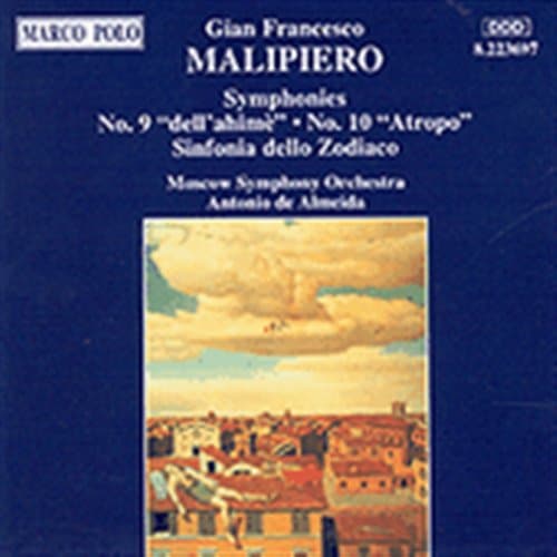 Malipiero Gian Francesco: Symfonier nr. 9 & 10 (CD)