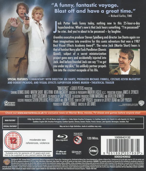 24-timmarsjakten / Innerspace (Blu-ray)