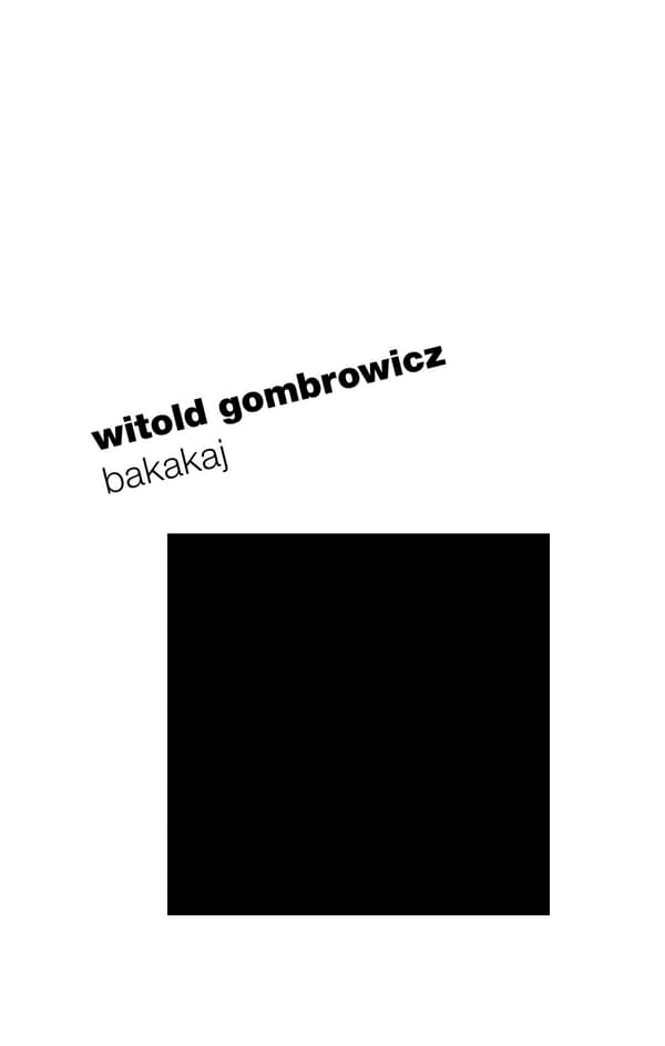 Bakakaj (Bok / Inbunden)