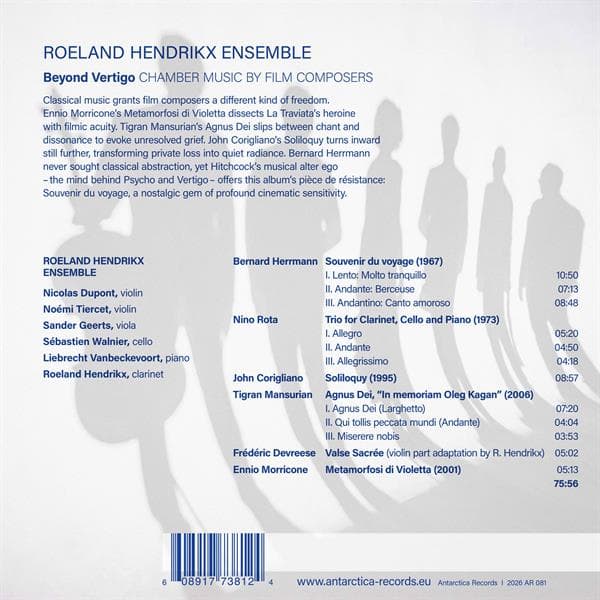 Roeland Hendrikx Ensemble: Beyond Vertigo (CD)