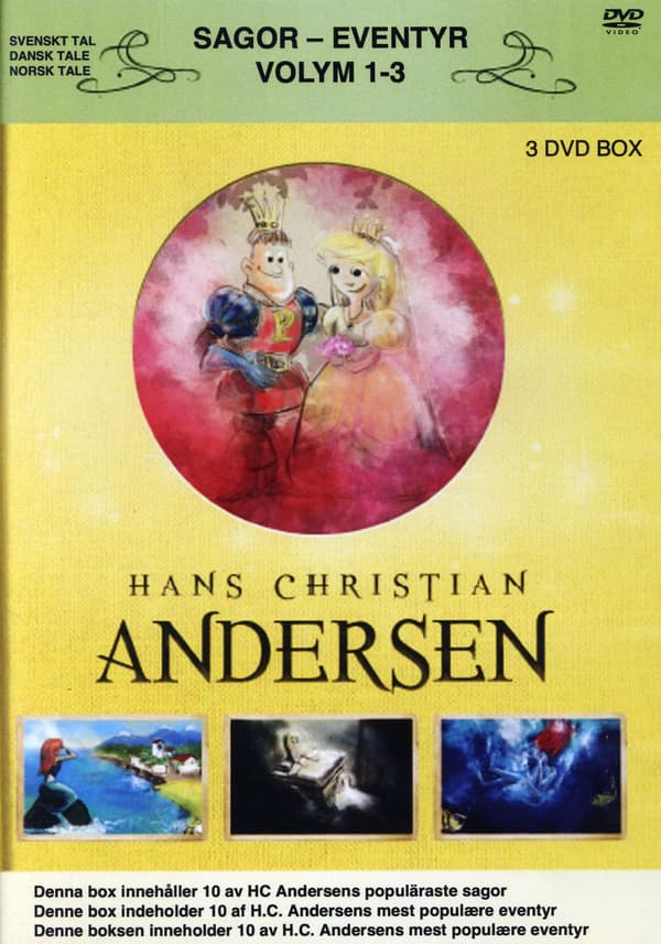 HC Andersen 10 eventyr (3-pak) (3 DVD)