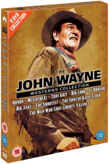 John Wayne Westerns -kokoelma (9 DVD)