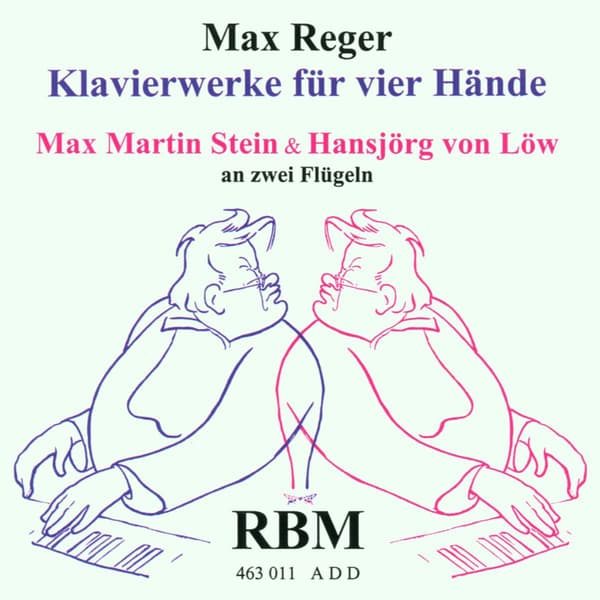Reger Max: Klaverværker for fire hænder (CD)