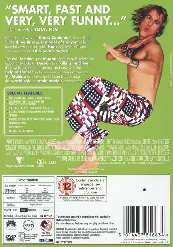 Zoolander 1 (DVD)