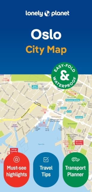 Lonely Planet Oslo City Map (Kirja / Muu)