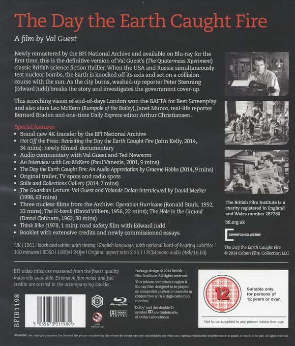 The Day the Earth Caught Fire (Blu-ray)