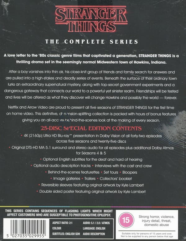 Stranger Things: Complete Series 1-5 (25 4K UHD / Limited)