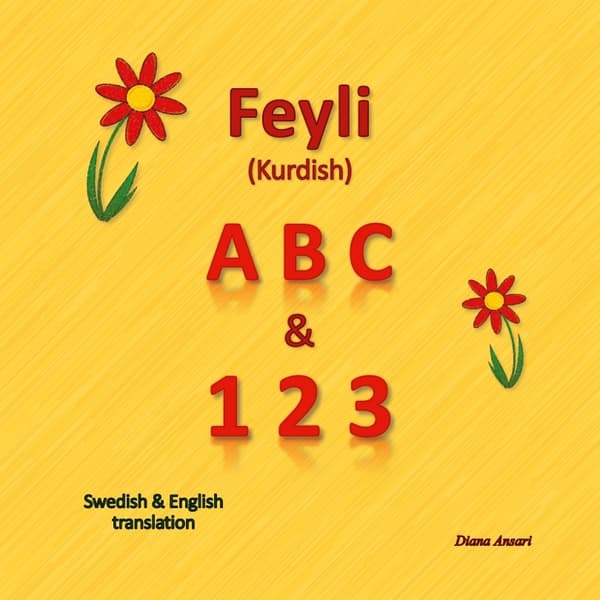 Feyli (kurdi) Abc & 123 (kirja / spiraali)