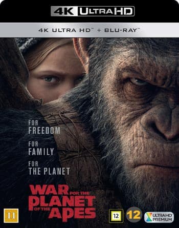 Apinoiden planeetan sota (4K UHD + Blu-ray)