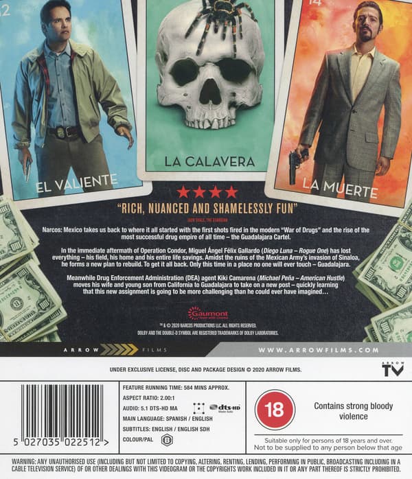 Narcos: Mexico - Sæson 1 (3 Blu-ray)