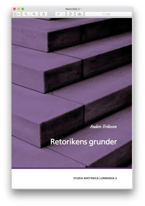 Retorikens Grunder (Bok / Häftad)