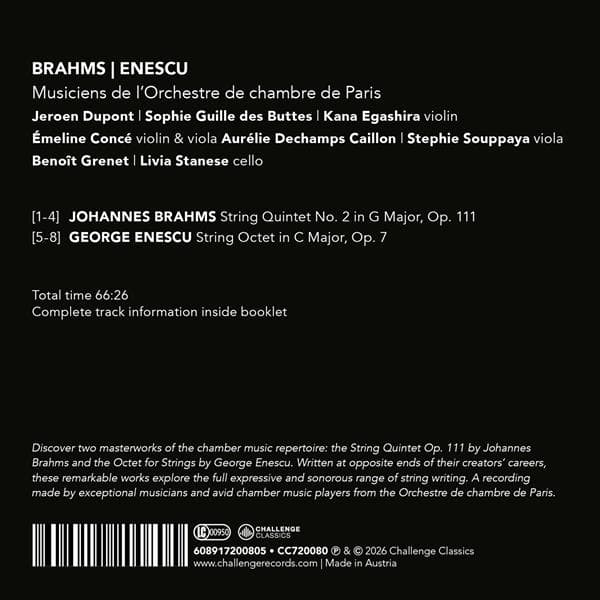 Musiciens De L'orchestre De Chambre De Paris: Br (CD)