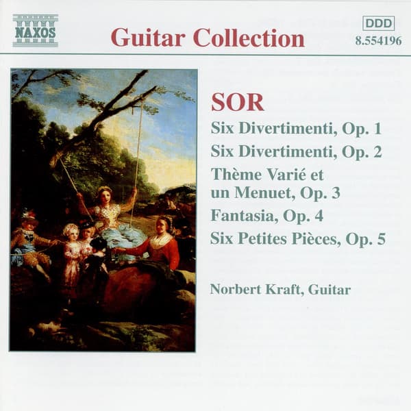 Sor: Værker for guitar Op 1-5 (CD)