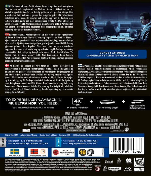 Heat (4K UHD + Blu-ray)