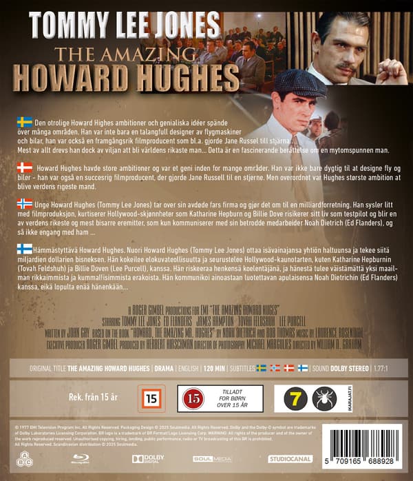Uskomaton Howard Hughes (Blu-ray)