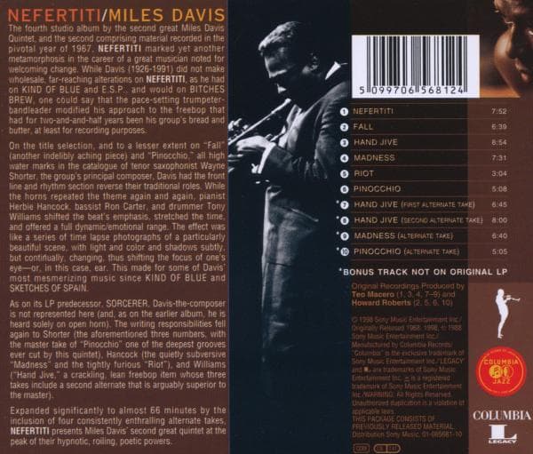 Davis Miles: Nefertiti 1968 (Rem) (CD)