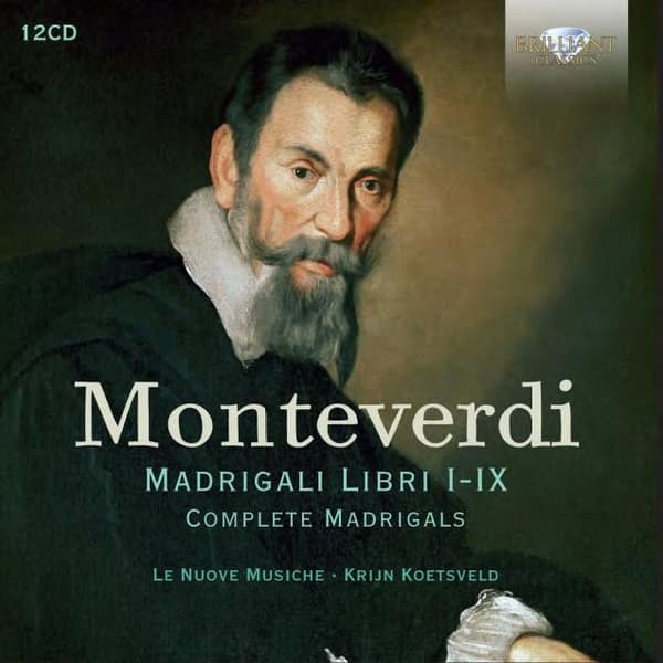 Monteverdi: Kootut madrigaalit (12 CD)