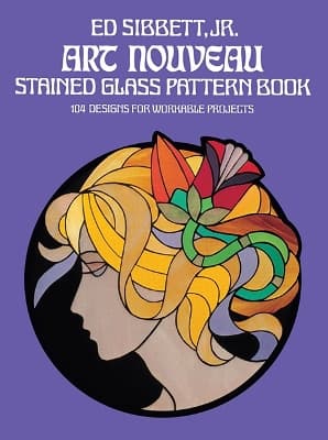 Art Nouveau Stained Glass Pattern Book - 104 Designs for Workable Projects (Bok / Häftad)