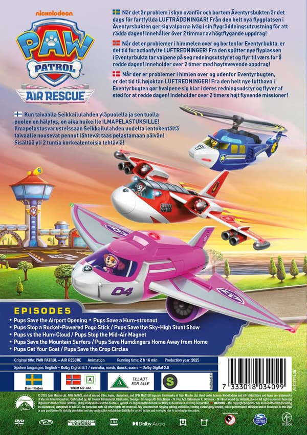 Paw Patrol - Luftredning (DVD)
