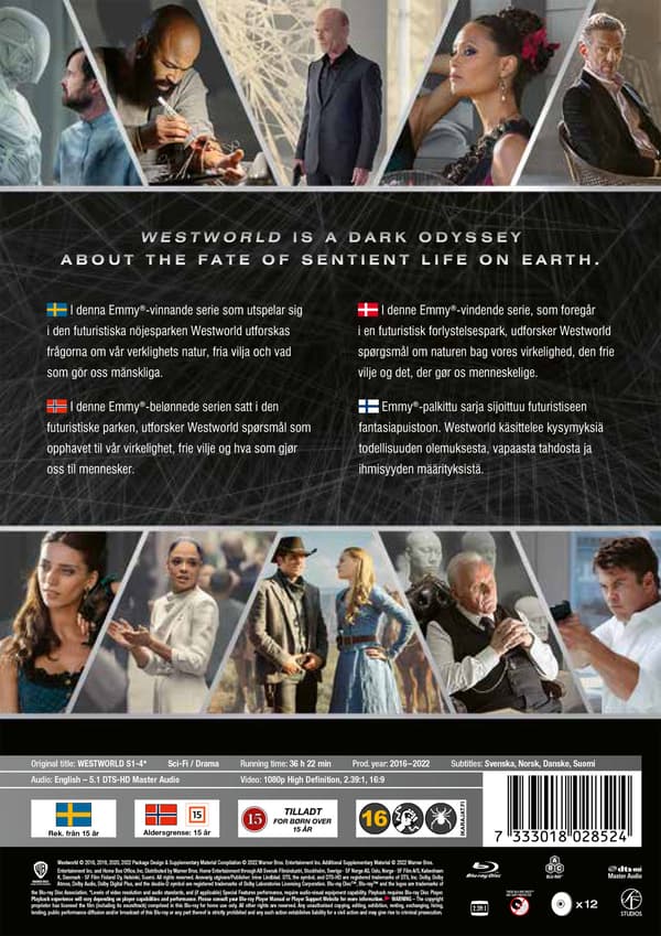 Westworld: Koko sarja (12 Blu-ray)