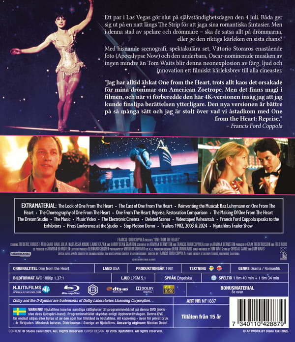 One from the Heart (Blu-ray / Restored Edition)