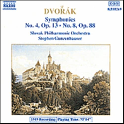 Dvorak: Sinfoniat 4 & 8 (CD)