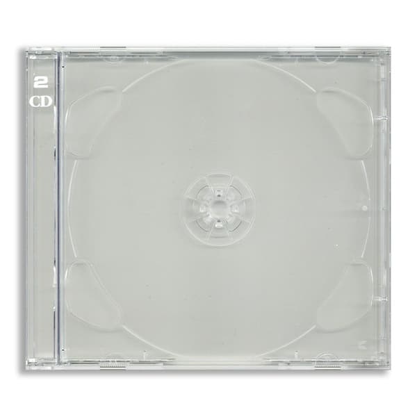 CD-ask Clear Twinbox Slimline för 2st CD-skivor
