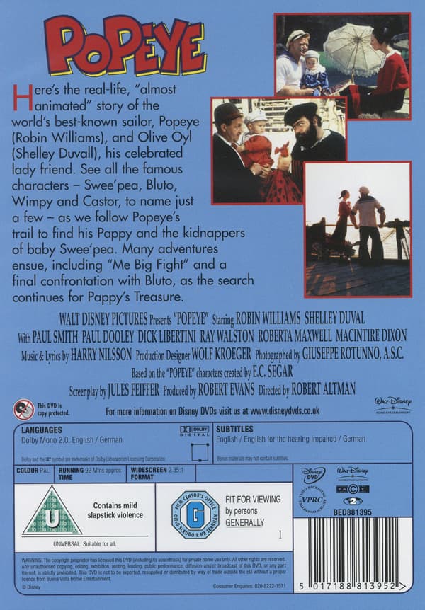 Popeye (1980) (DVD)