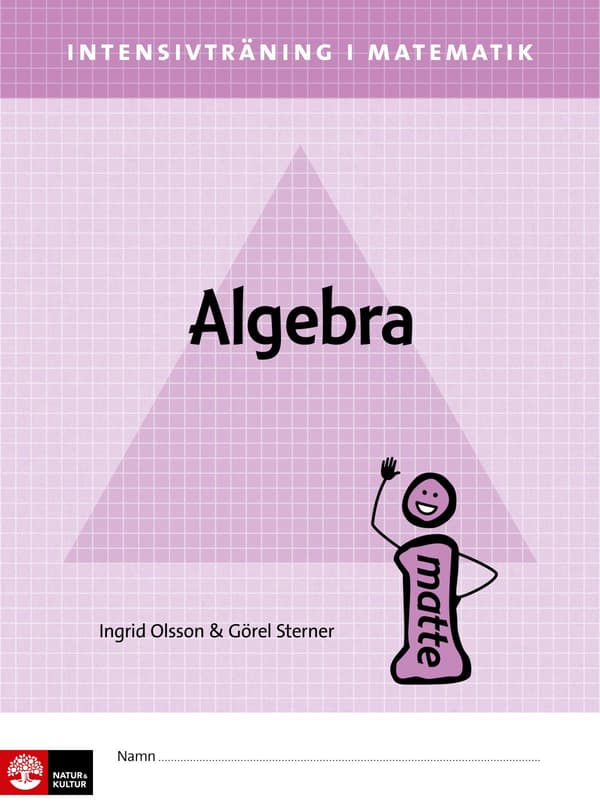Intensivträning Ma Åk 4-6 Algebra Elevhäfte (Bok / Häftad)