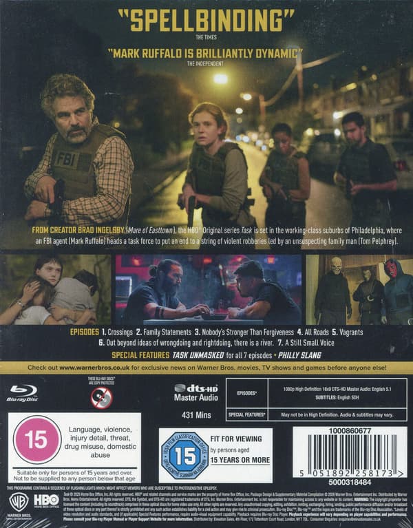 Task: Sæson 1 / Task: The Complete First Season (2 Blu-ray)
