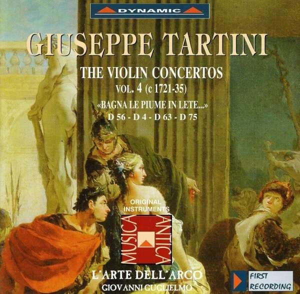 Tartini: Viulukonsertot Vol 4 (CD)
