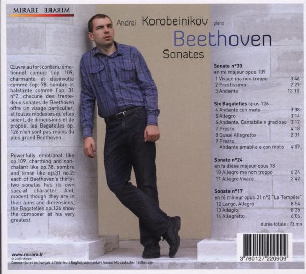 David Zinman: Klaversonater 17, 24, 30 (CD)