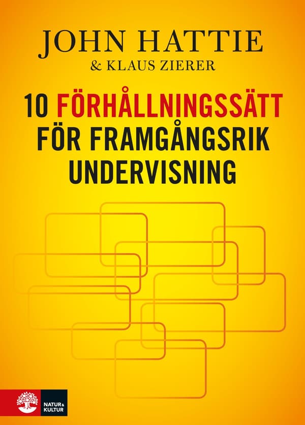10 Förhållningssätt För Framgångsrik Undervisning (Bok / Danskt band)