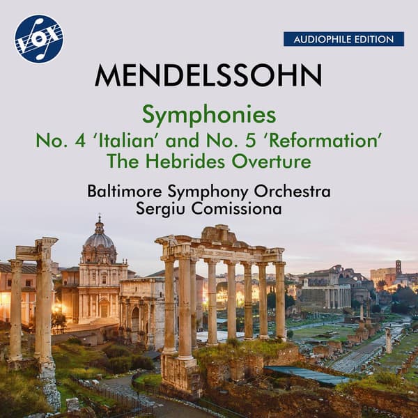 Mendelssohn: Symfonier nr. 4 & 5 (Comissiona) (CD)