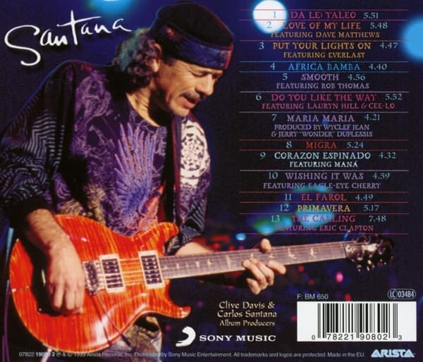 Santana: Supernatural 1999 (CD)