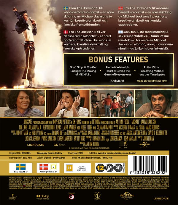 Michael / Michael Jackson: Film (4K UHD)