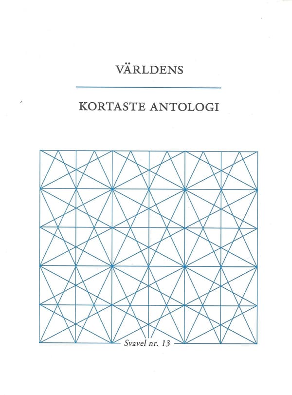Världens Kortaste Antologi (Bok / Häftad)